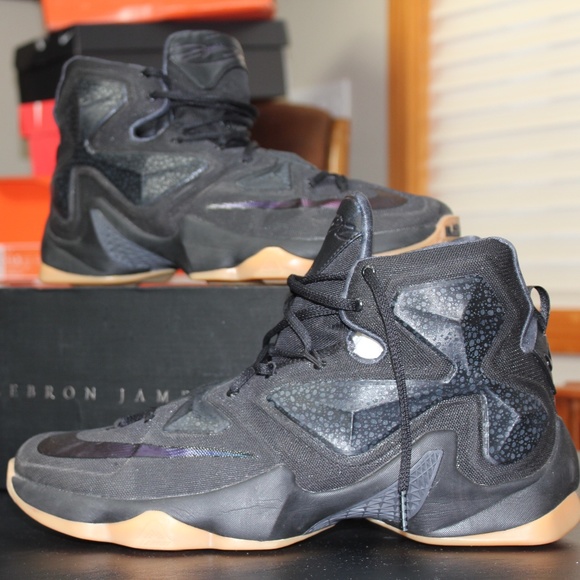 Nike LeBron James 13 Black Lion 807219-001 - Picture 1 of 4